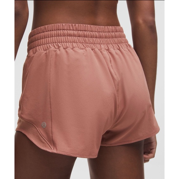 Lululemon Hotty Hot High Rise Lined Short 2.5” 12  Red Clay NWT - Picture 6 of 10